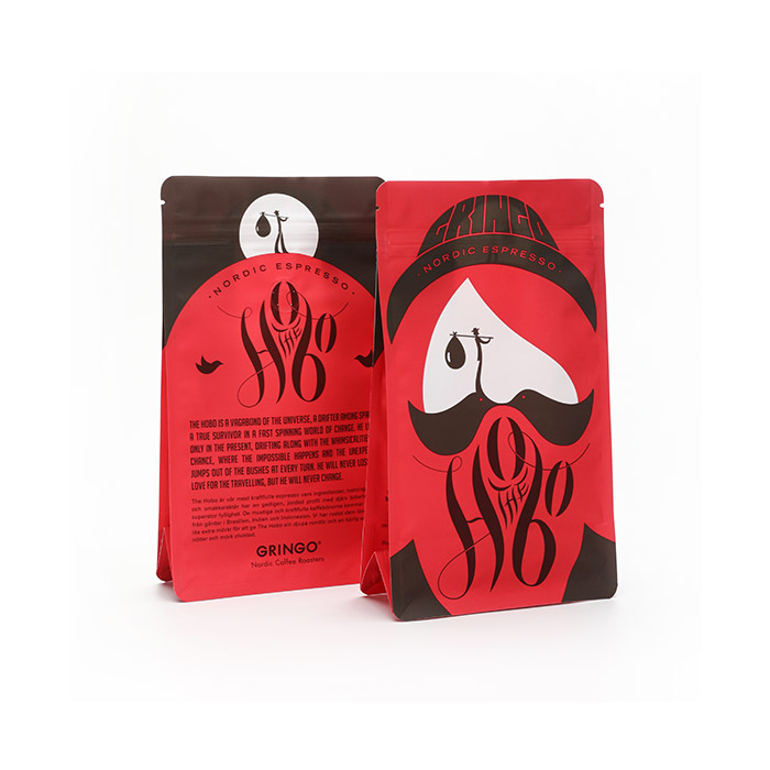 Eco-Friendly Kraft Paper Coffee Pouches