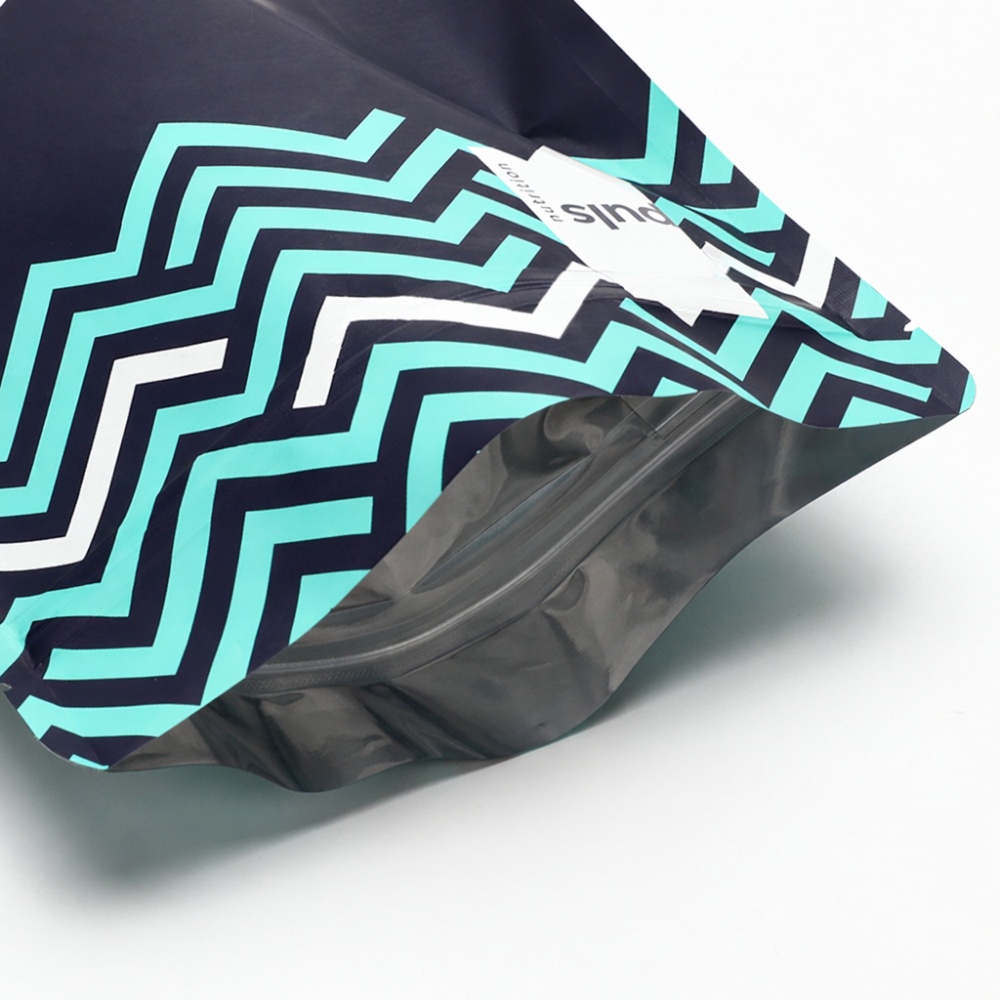 Flat Bottom Bag with Press-Lock Zipper