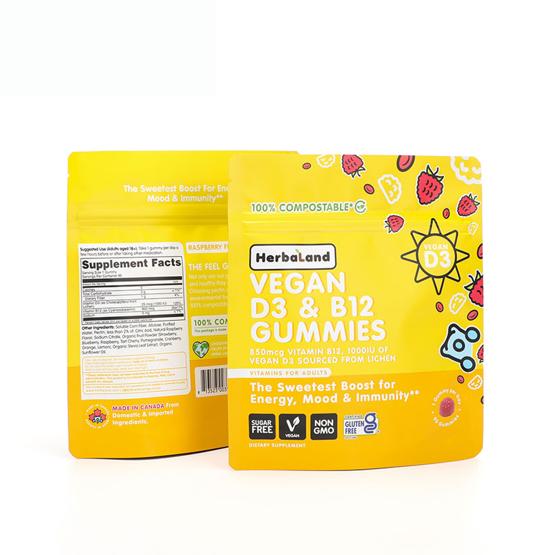 Custom Compostable Stand-Up Candy Bags