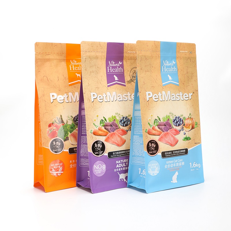 Recyclable Pet Food Stand-Up Pouch with Zipper Recyclable Pet Food Stand-Up Pouch with Zipper