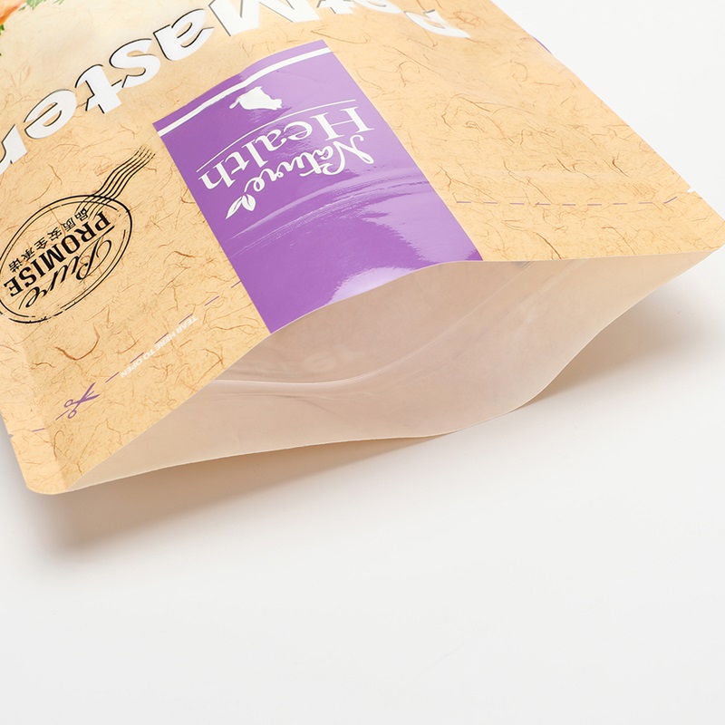 Recyclable Pet Food Stand-Up Pouch with Zipper Recyclable Pet Food Stand-Up Pouch with Zipper