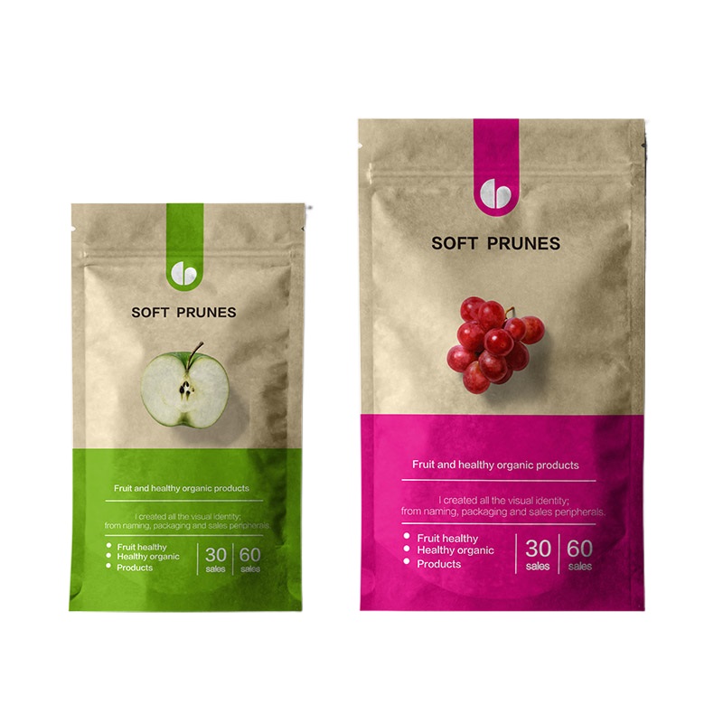 Natural Kraft Look Biodegradable Stand-Up Pouch