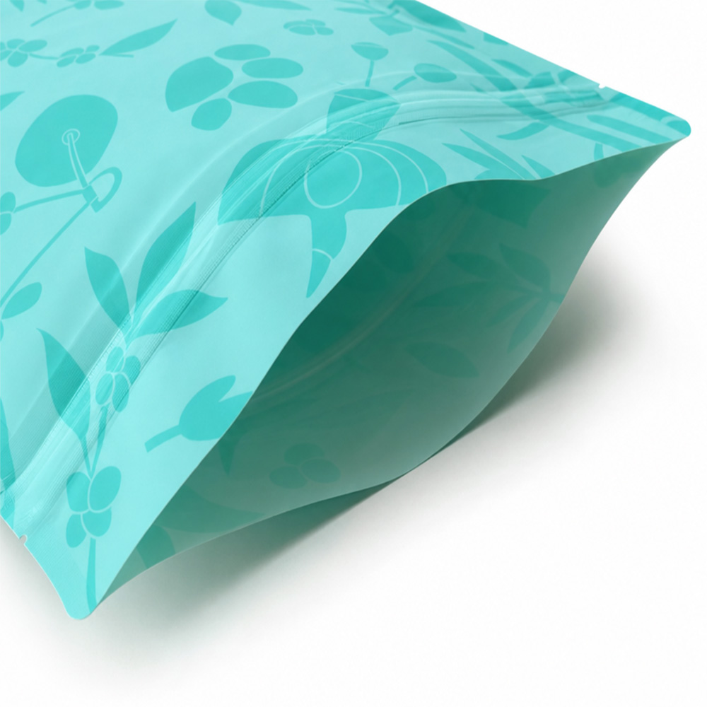 Flat Bottom Pouch with Press Zipper