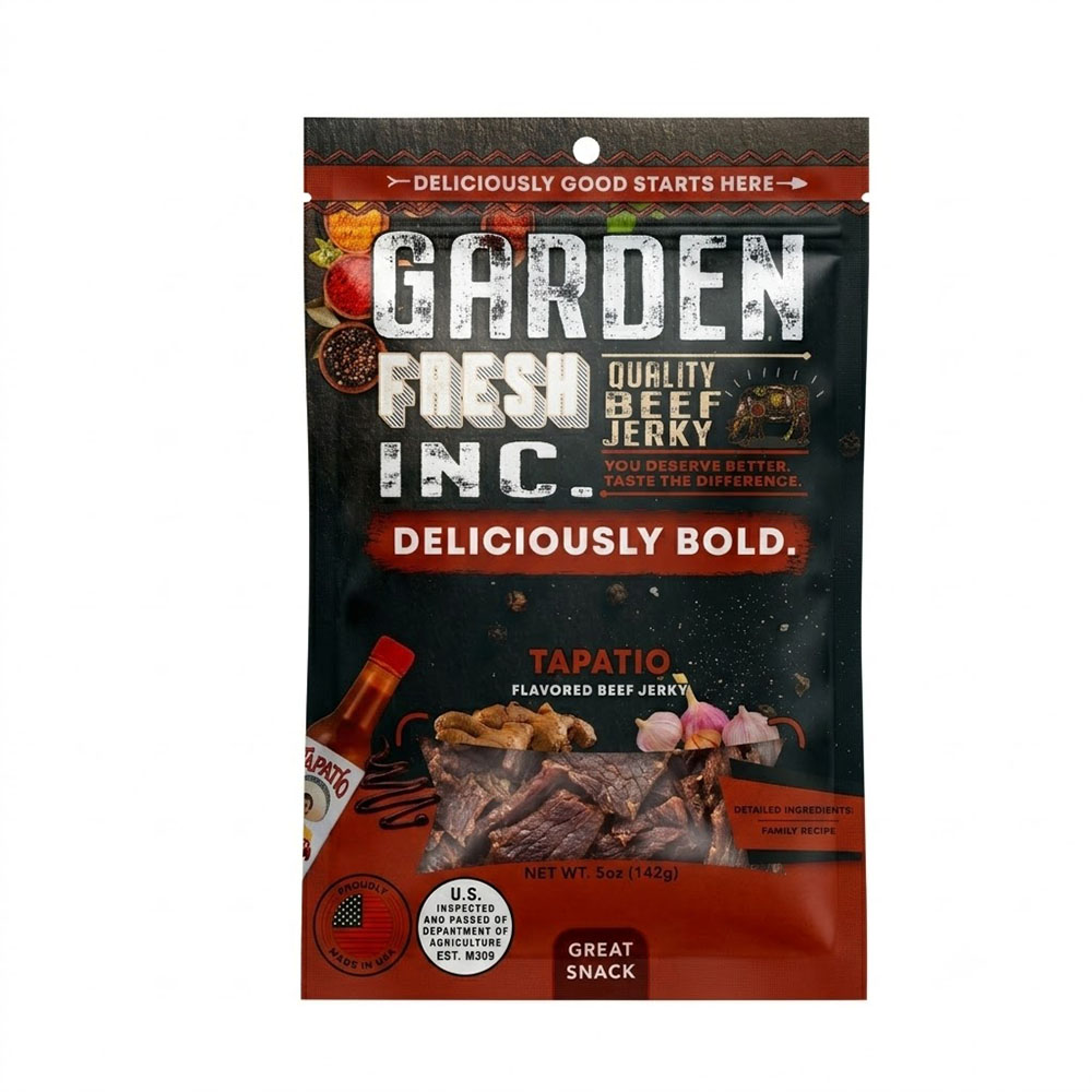 custom beef jerky packaging bag