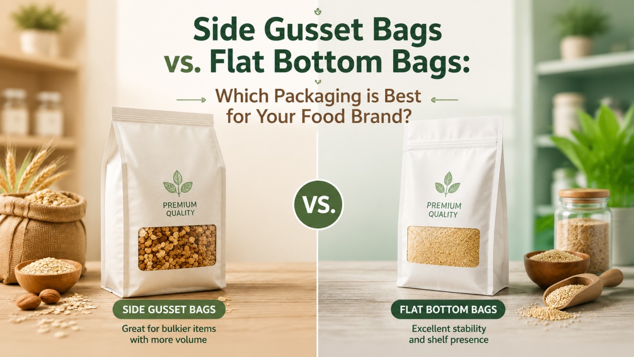 Side Gusset Bags vs. Flat Bottom Bags