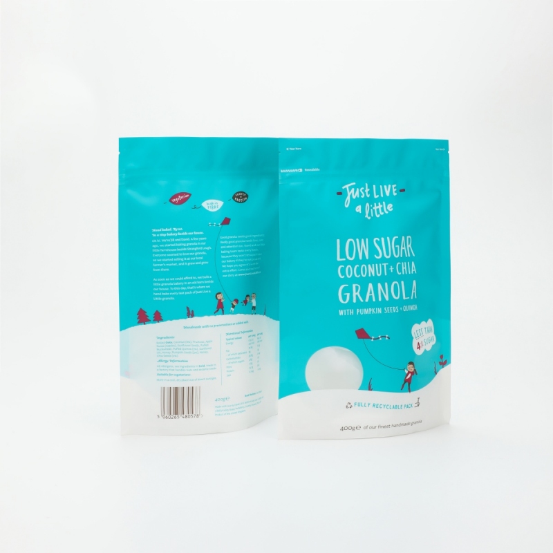 Eco-Friendly PCR Recycled Stand-Up Pouch
