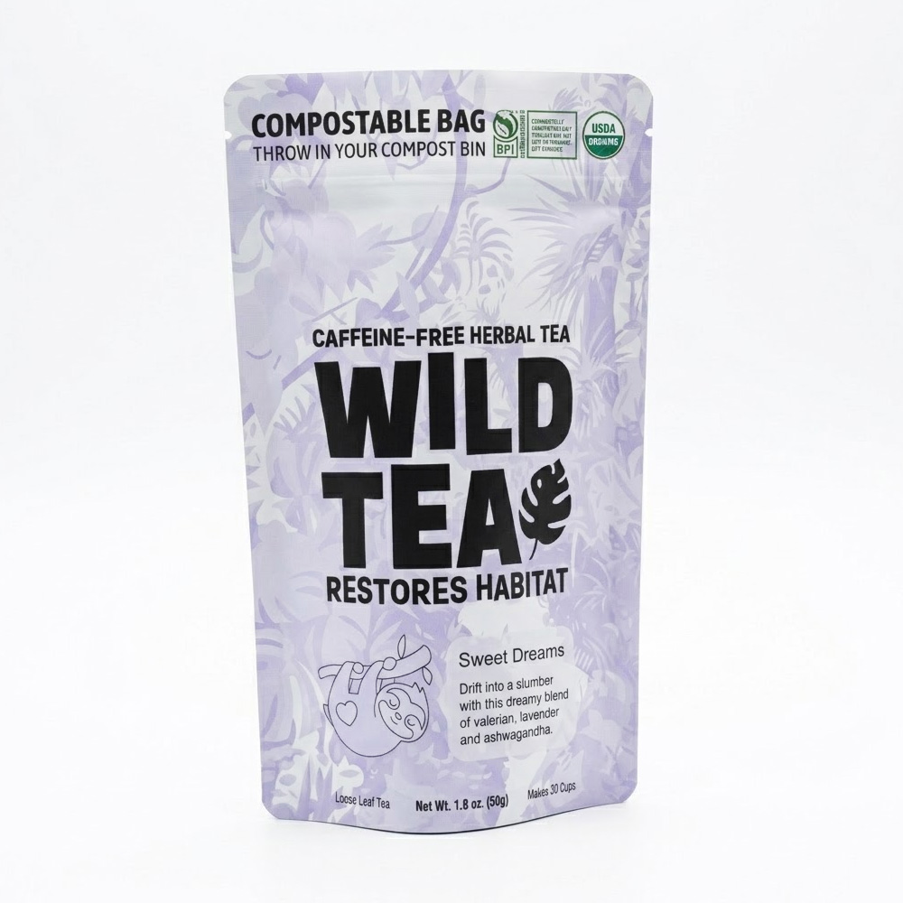 100% Compostable Stand Up Doypack Pouches
